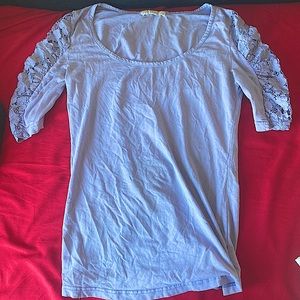 Forever 21 Lace Sleeve Blouse